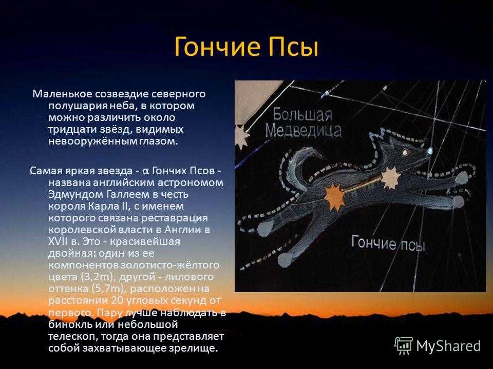 Гончие псы: весеннее созвездие | астромиф v.2.0