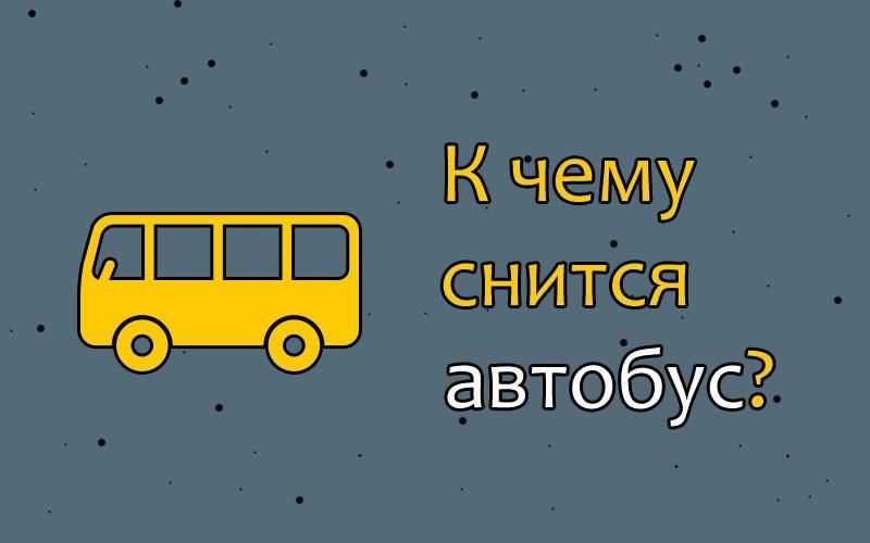 Приснился автобус во сне - значение, сонник, ехать, садиться, ждать