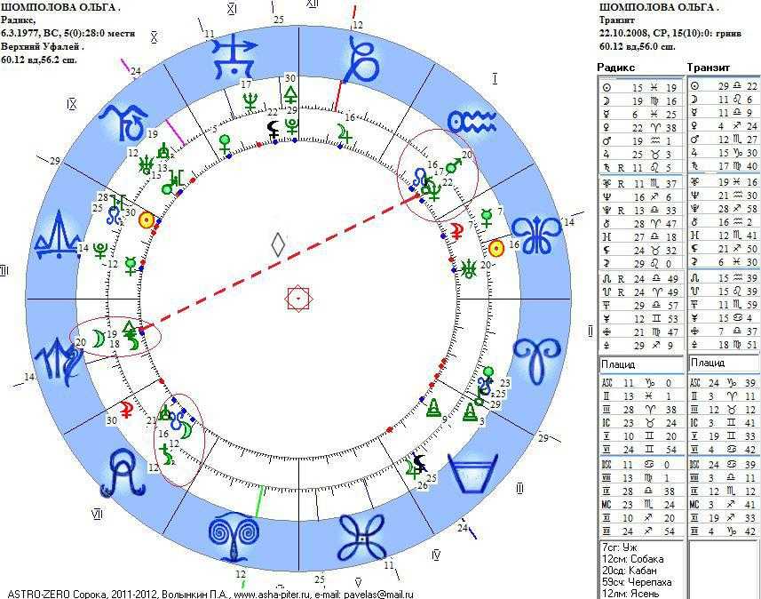 Точка жизни в астрологии