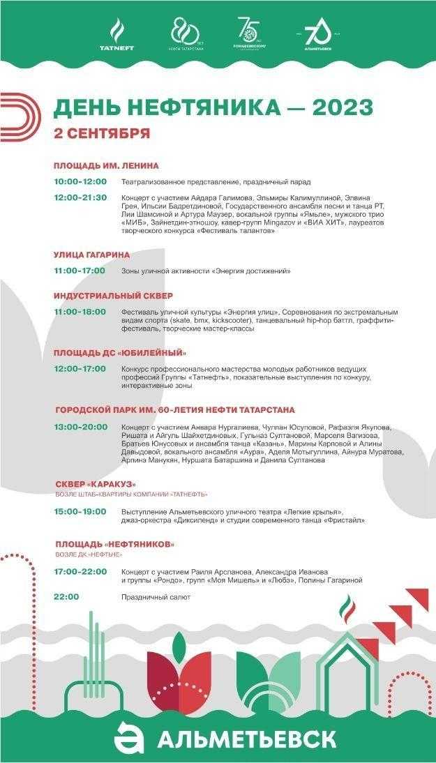Программа празднования дня города в твери в 2023 году: что ожидать?
