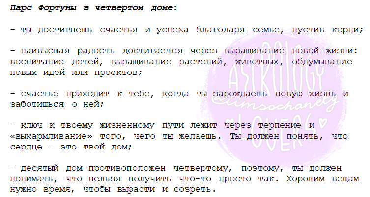 Жребий фортуны в домах гороскопа (аль-хайят) | astrochuchundra.com