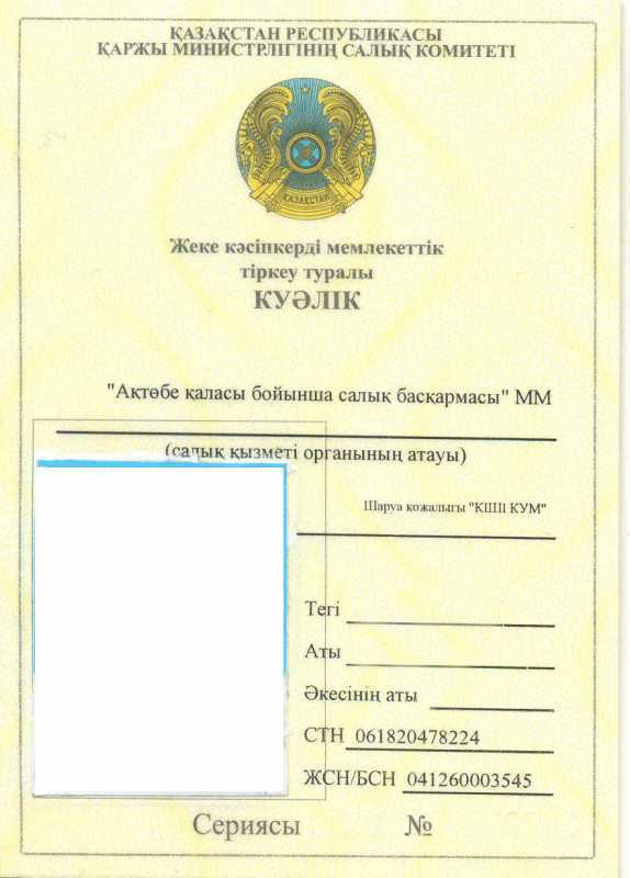 Как узнать свой рнн в казахстане?