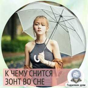 К чему во сне снится зонт от дождя