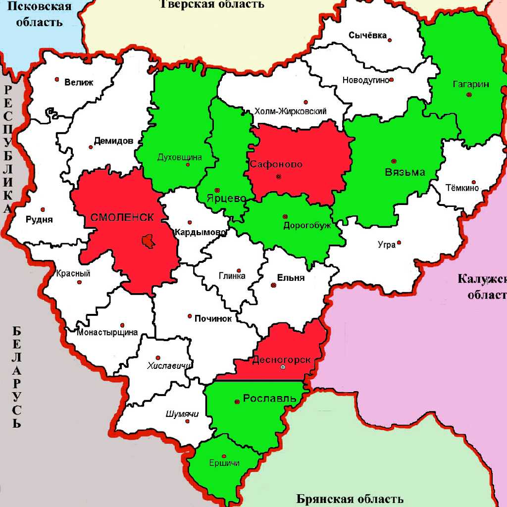 Какой белорусский город граничит с россией